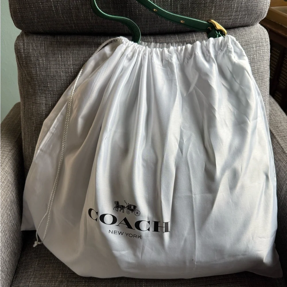 COACH Ergo Shoulder Bag 33 C2264 Large Leather Shoulder Bag in Green - Picture 11 of 11